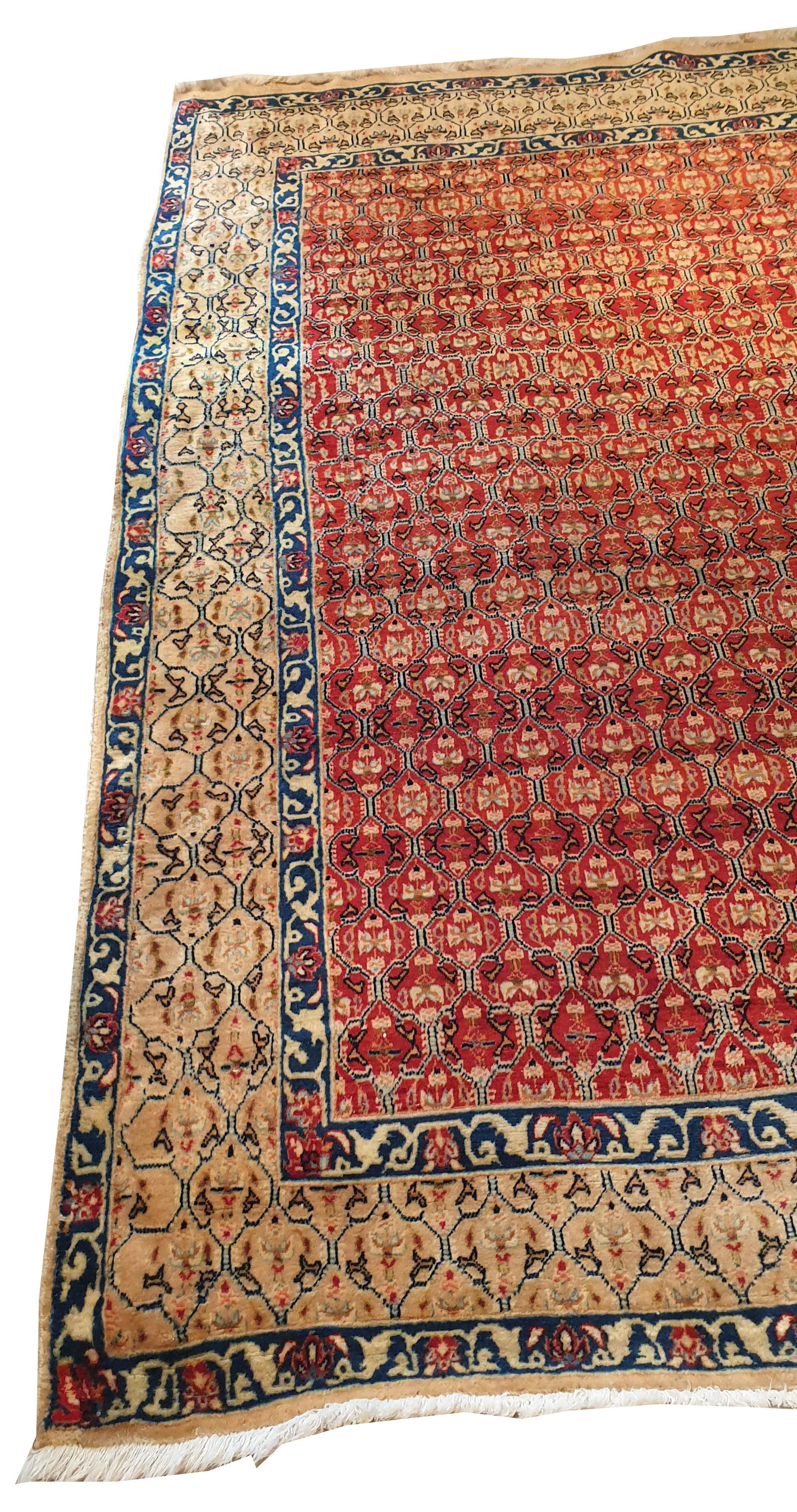 Kashan 836 - Nice Vintage Nain Rug For Sale