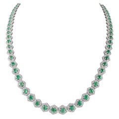 Emerald Choker Necklaces