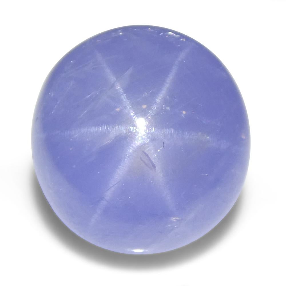 8.37ct Cabochon ovale de saphir bleu étoilé du Sri Lanka en vente 2