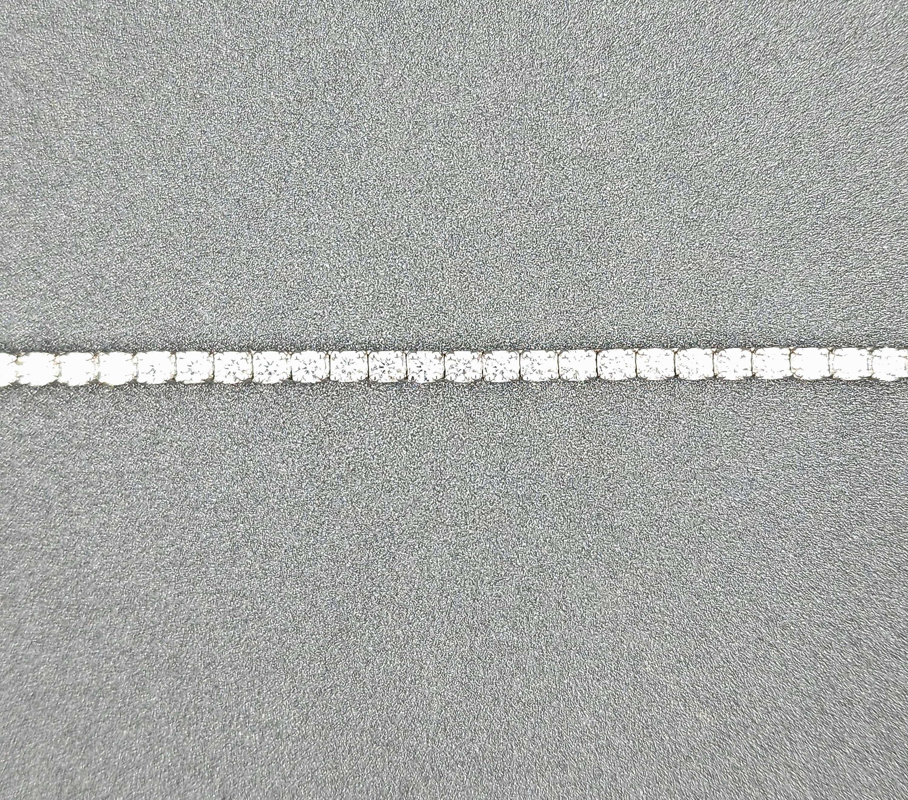 8.38 ct Diamond Tennis Necklace 1