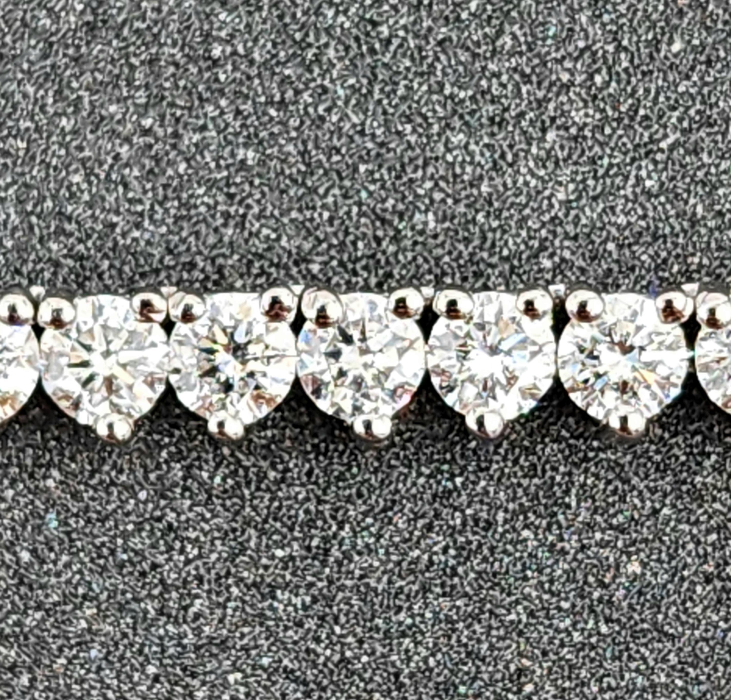 Collar de tenis con diamantes de 8.39 quilates en Nuevo estado para la venta en Chicago, IL