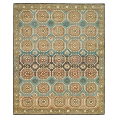 8'3"x10' Hand Knotted, Natural Dyes, Soft and lush pile Oriental Rug