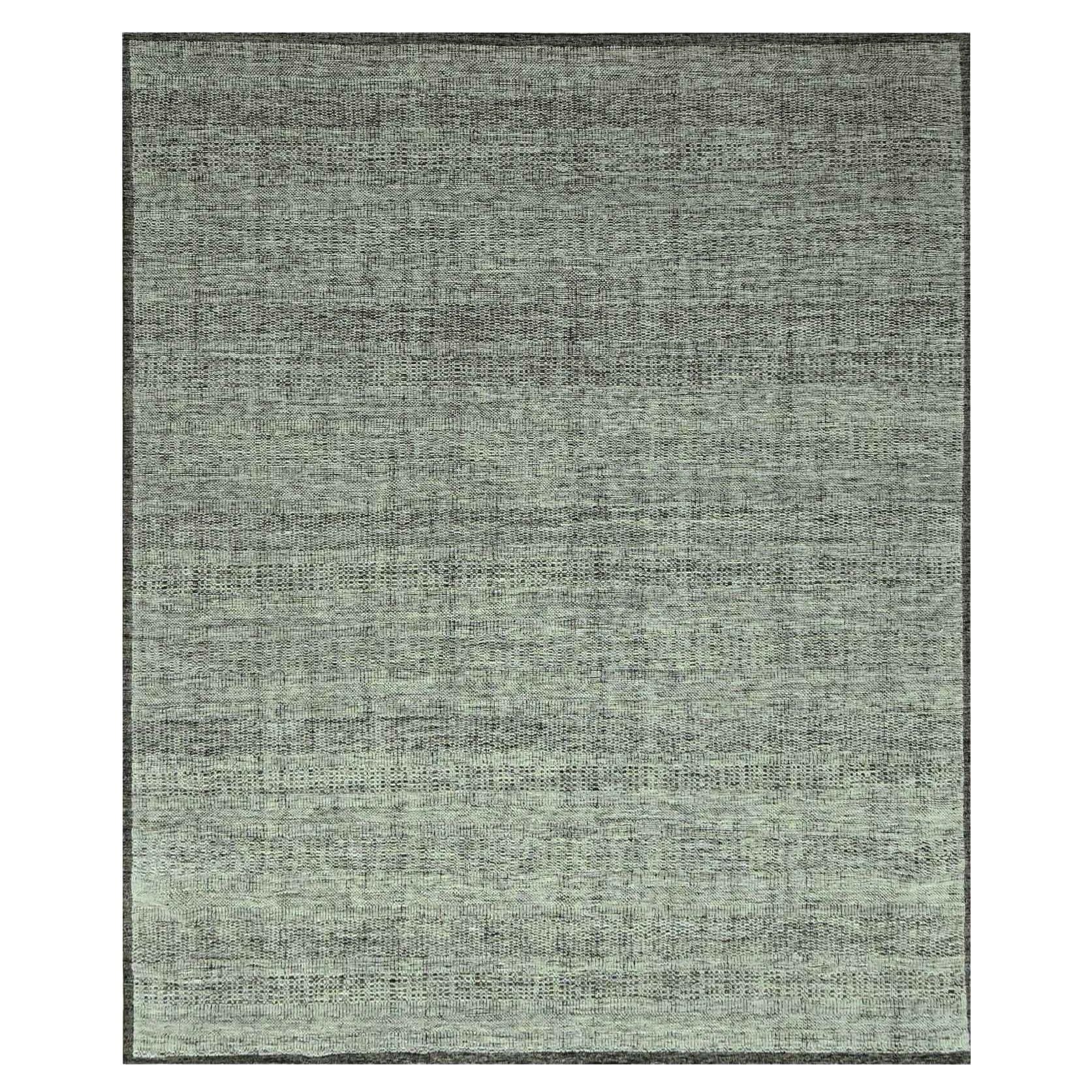 8
3 "x10
Zobel Schwarz Handgeknüpft Reine Wolle Oxidiert Gras Design Orientteppich