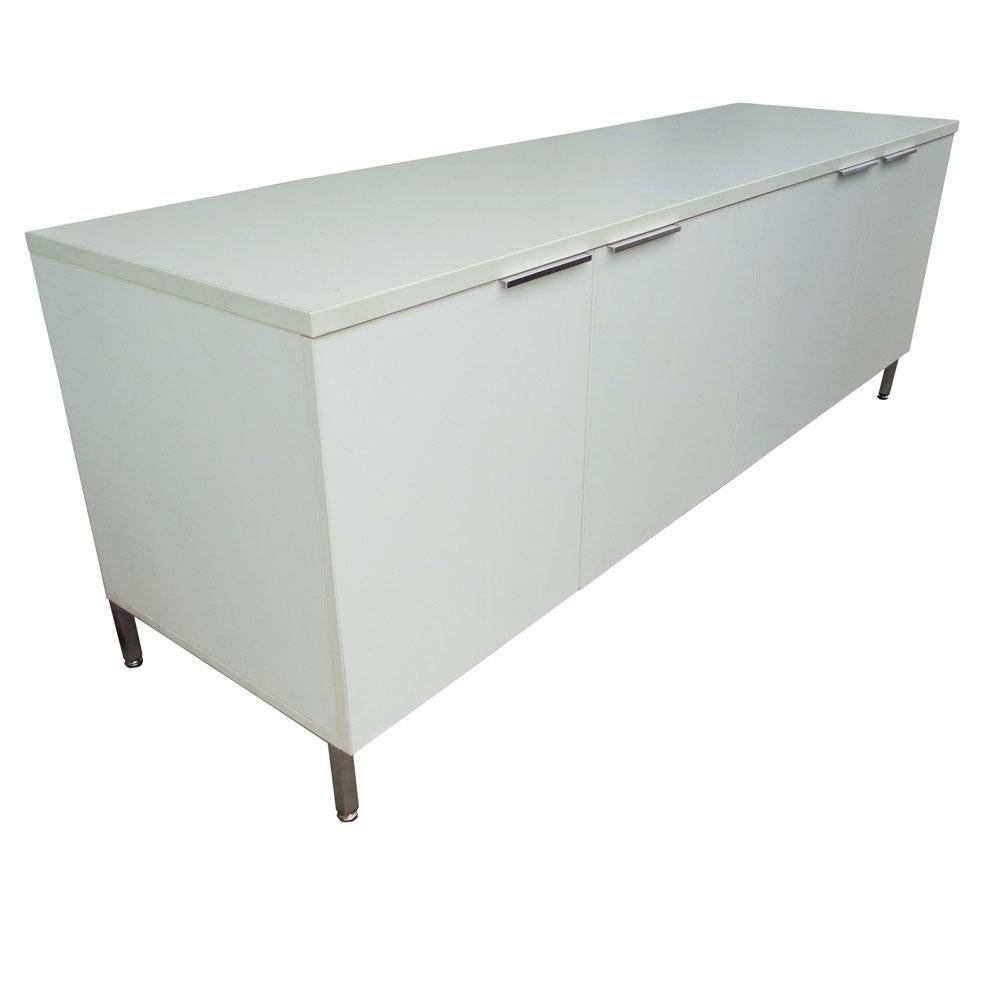 white credenza modern