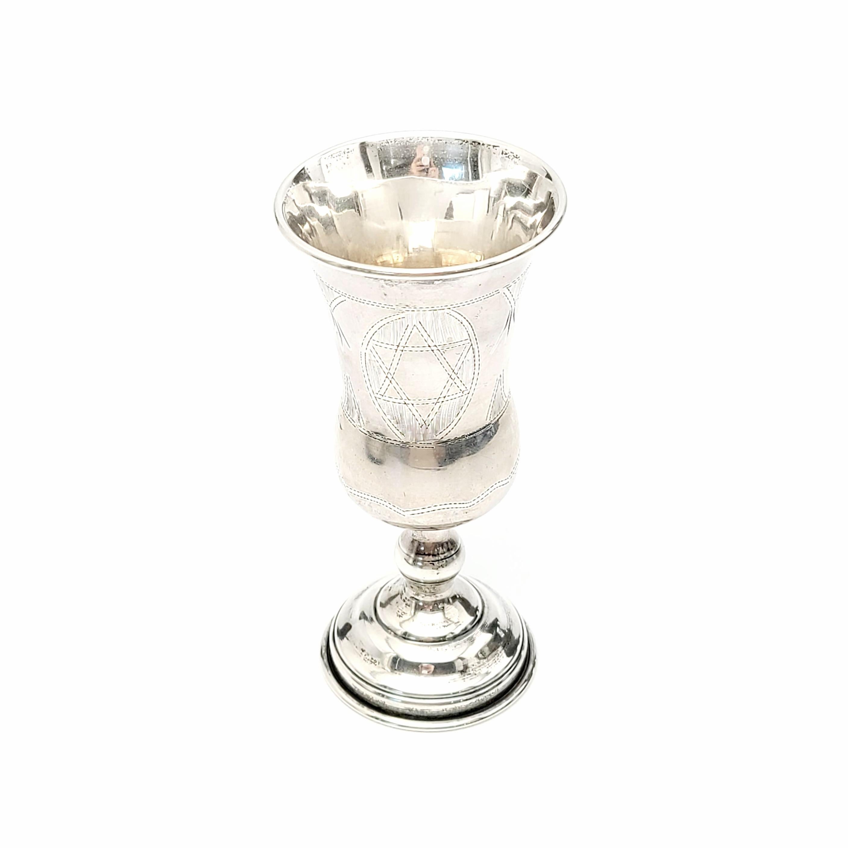 antique sterling silver kiddush cups