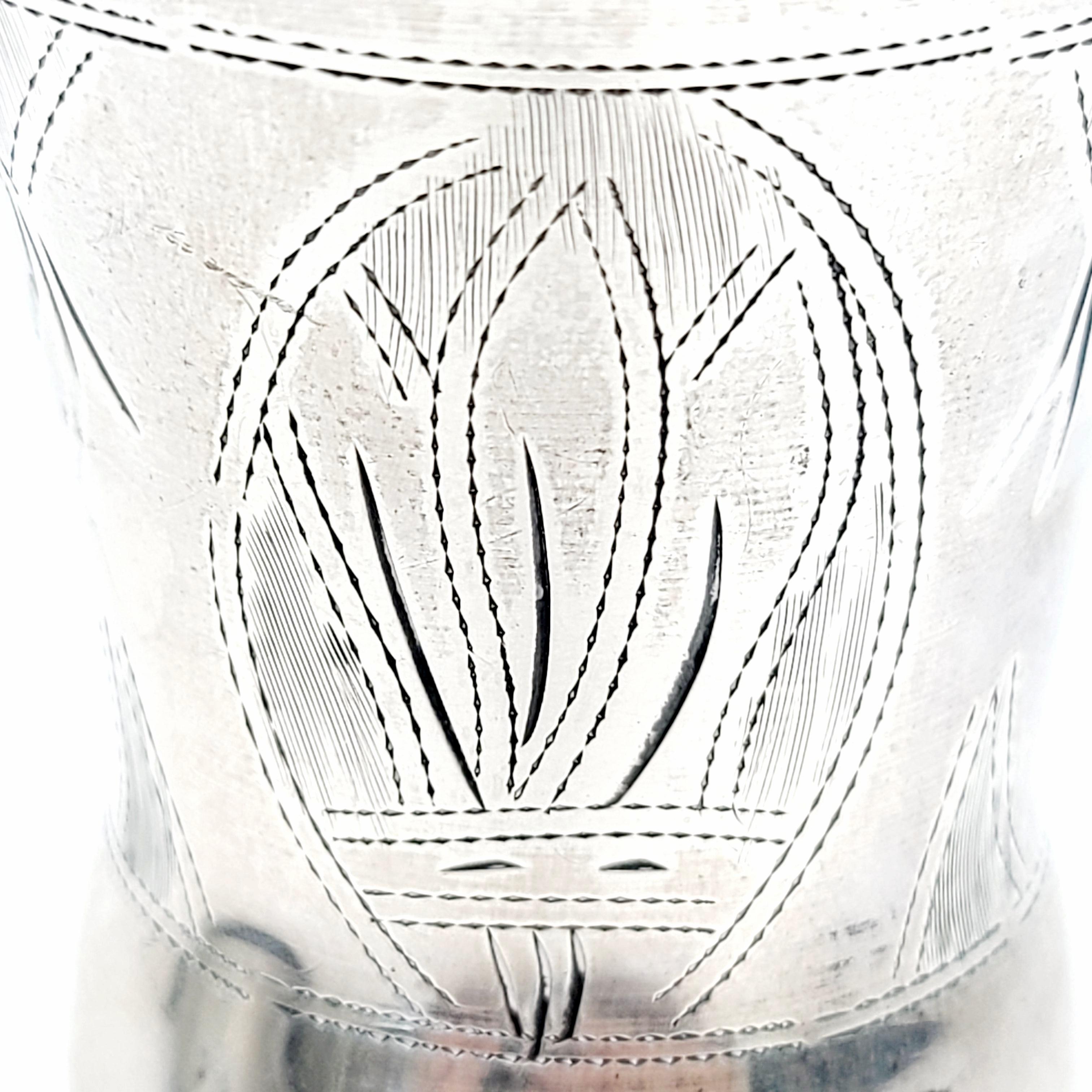 84 Sterling Silver Kiddush Cup In Good Condition In Washington Depot, CT