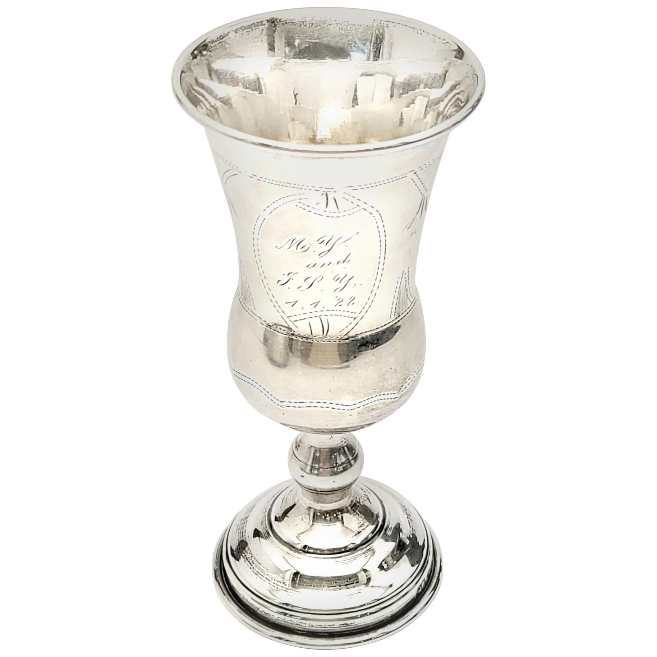 84 Sterling Silver Kiddush Cup