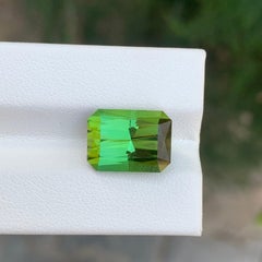 8.40 Carat Natural Loose Green Tourmaline Scissor Cut Gemstone