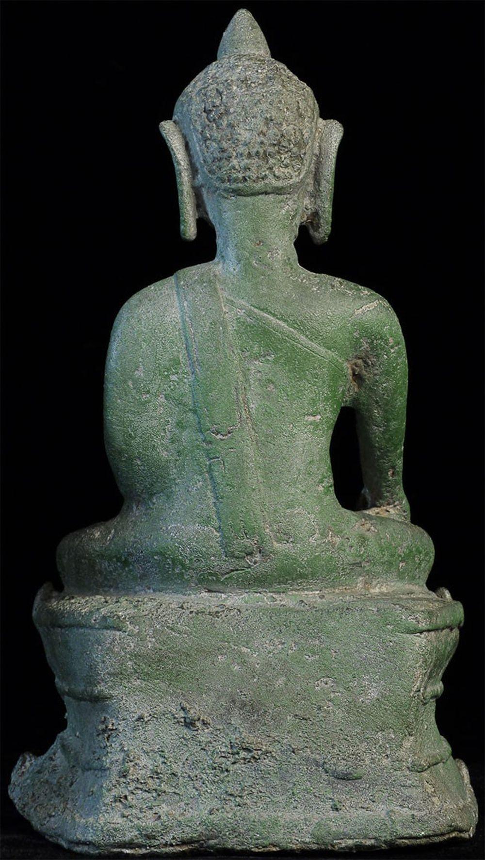  11. Jh. Bronze Buddha- Pyu/Pagan Burma Seltene, mächtige Antike- TL Test! - 8439 im Angebot 11