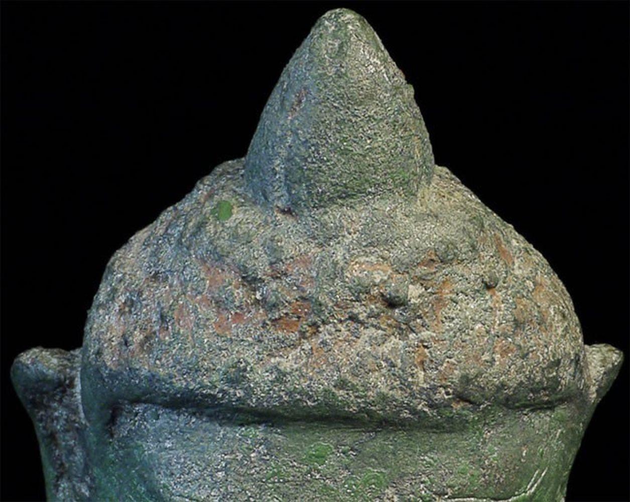  11. Jh. Bronze Buddha- Pyu/Pagan Burma Seltene, mächtige Antike- TL Test! - 8439 im Zustand „Gut“ im Angebot in Ukiah, CA