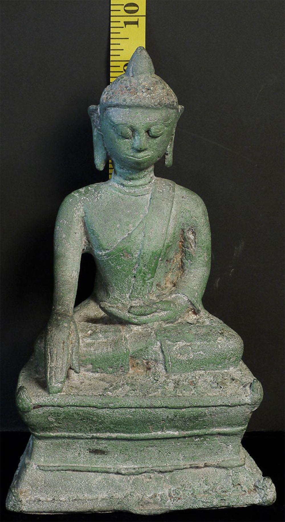  11thC Bronze Buddha- Pyu/Pagan Burma Rare, Powerful Ancient- TL Test! - 8439 For Sale 3