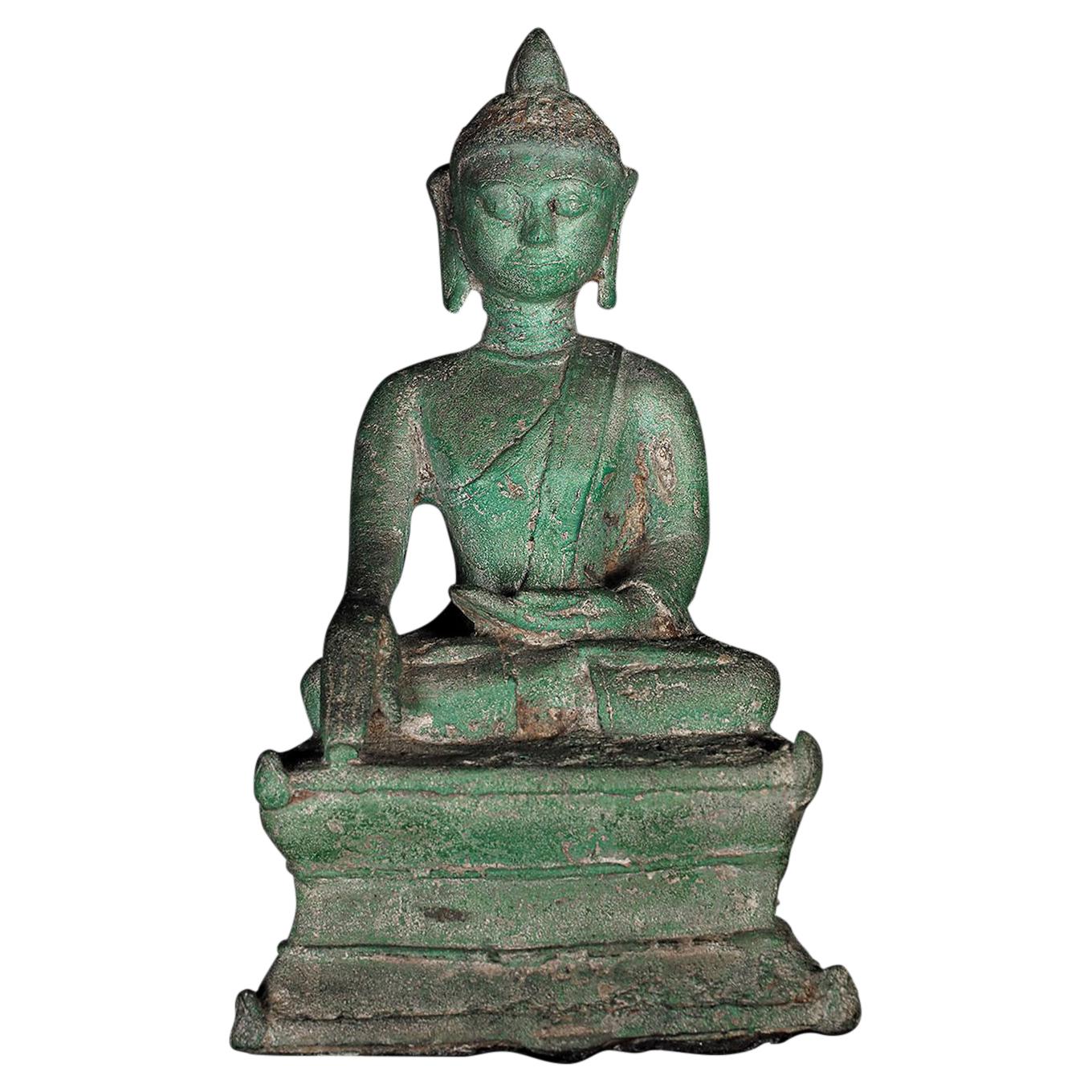  11. Jh. Bronze Buddha- Pyu/Pagan Burma Seltene, mächtige Antike- TL Test! - 8439 im Angebot