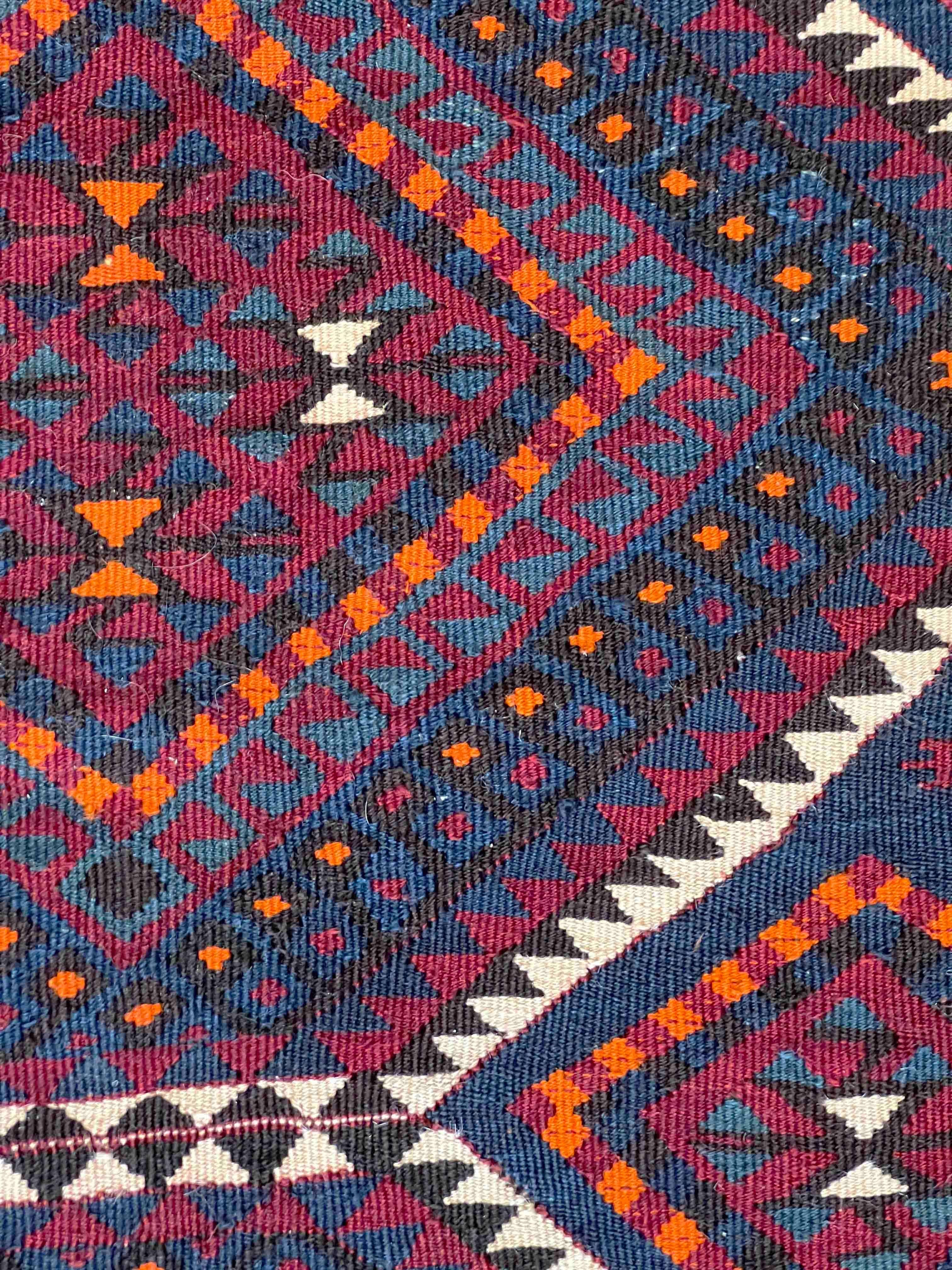 845 -  Kelim aus der Türkei des 20. Jahrhunderts 'VAN im Angebot 9