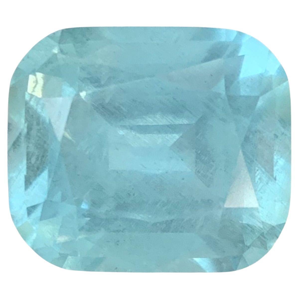 8,45 carati di acquamarina naturale sfusa con taglio a cuscino dalla Nigeria in vendita