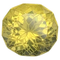 8.45 Carat Natural Loose Lemon Color Citrine Fancy Cut Brazilian Gemstone