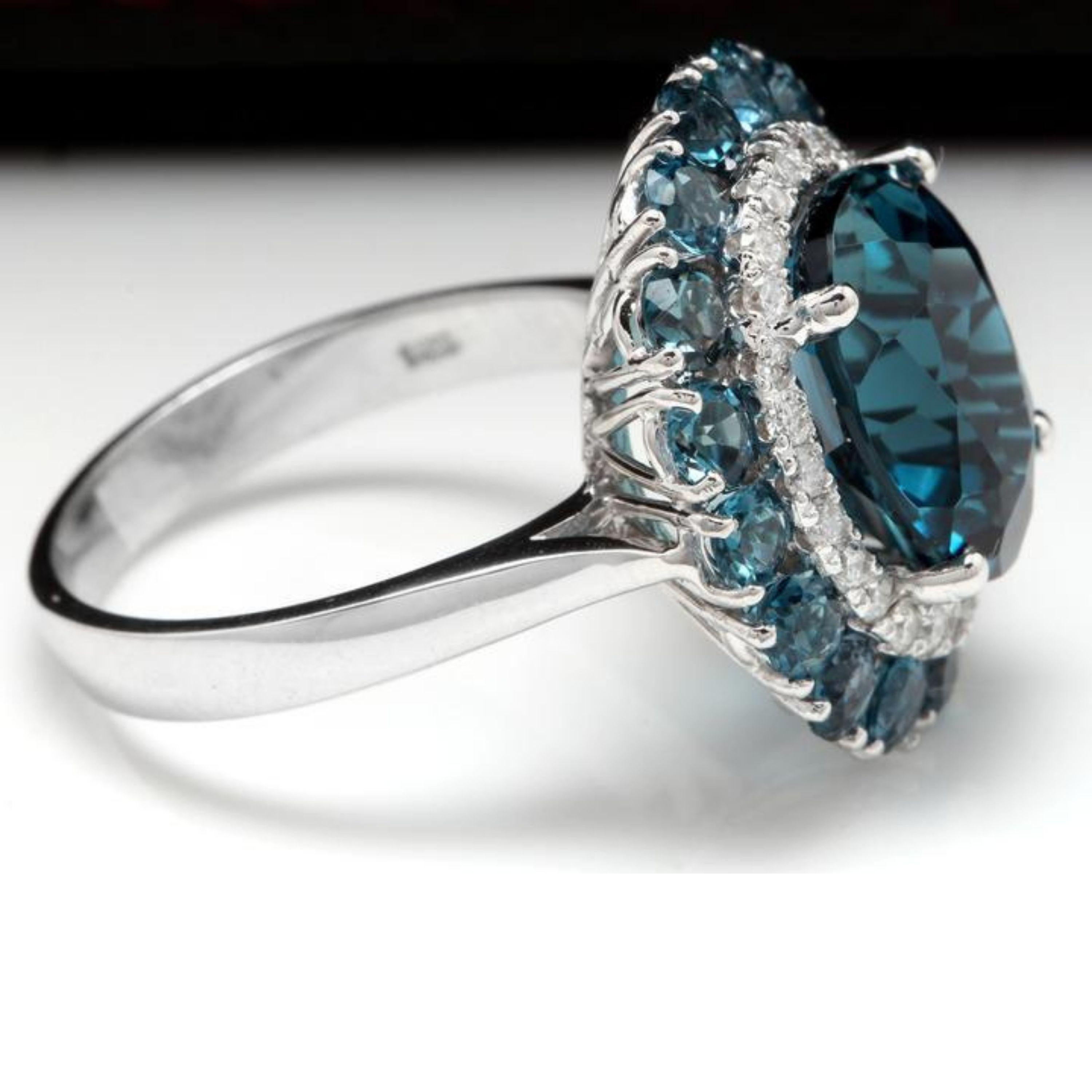 is london blue topaz natural