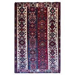 846 - Kilim Exceptional "Van" from Turkey Wool , 20th Century