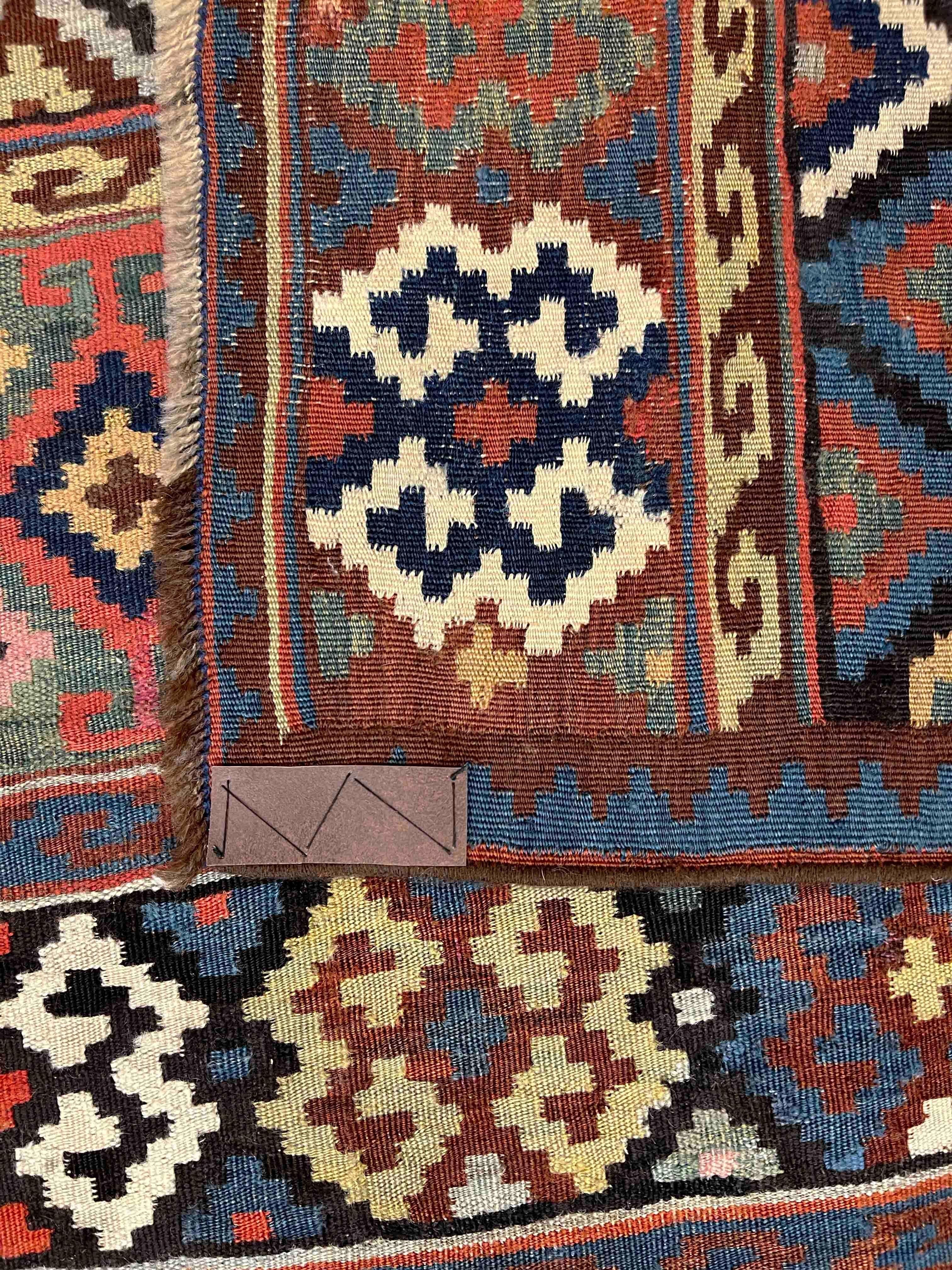847 - Exceptional Kilim of Caucasian Region in 19th Century Wool  For Sale 2