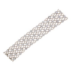 8.49 Carat Diamond Bracelet in 18 Karat Gold