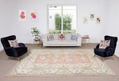 8.4x12 Ft Tappeto in lana vintage di grandi dimensioni annodato a mano da Milas / Turchia, 100% lana