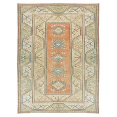 8.4x12 Ft Hand Knotted Vintage Large Wool Rug from Milas / Turkey, 100% Wool