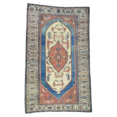 8'4"x14' Red Antique Farsian Bakshaish Gallery Size Hand Knotted Wool Rug