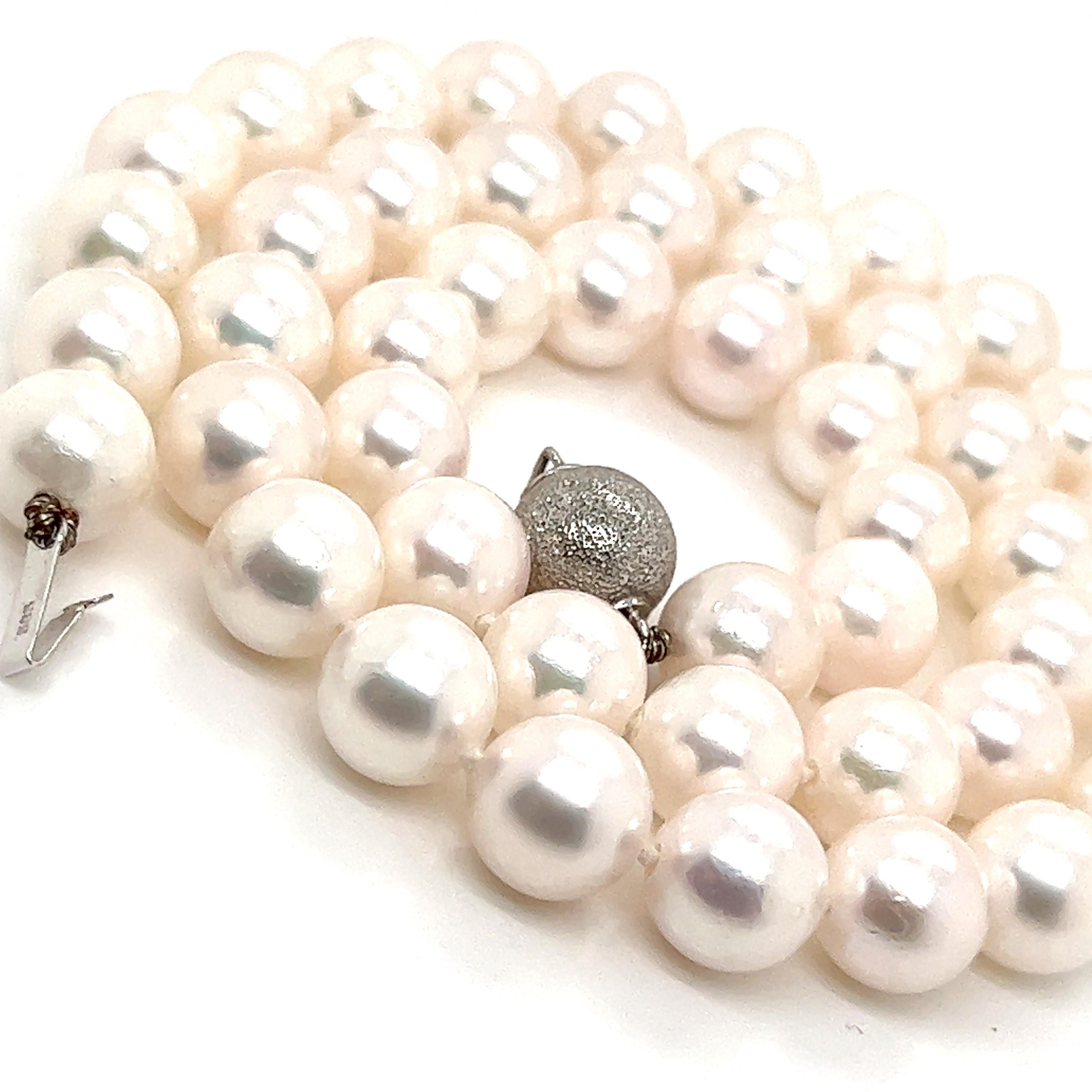 cultured pearl necklace value
