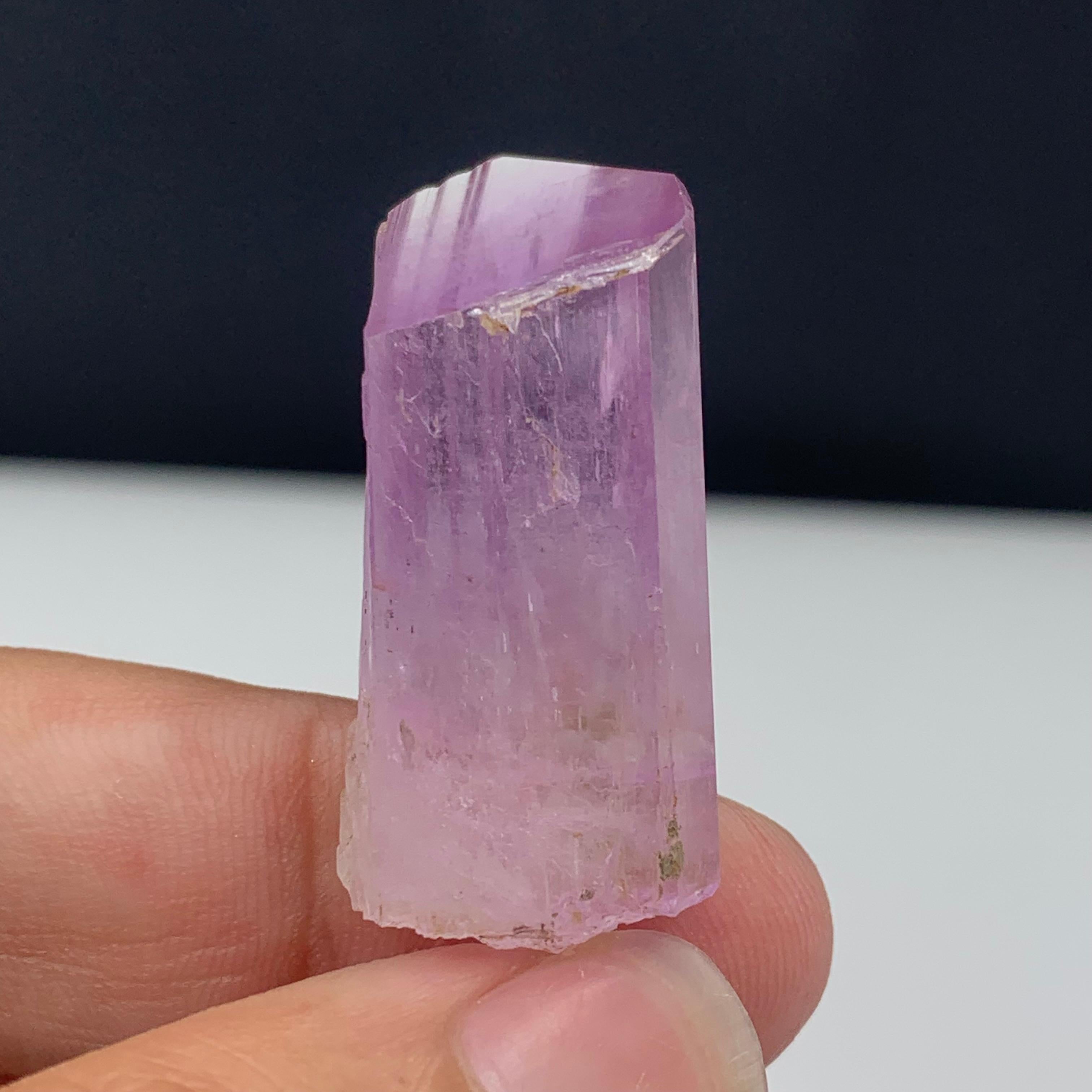 Rock Crystal 85 Carat Beautiful Kunzite Crystal From Kunar, Afghanistan For Sale