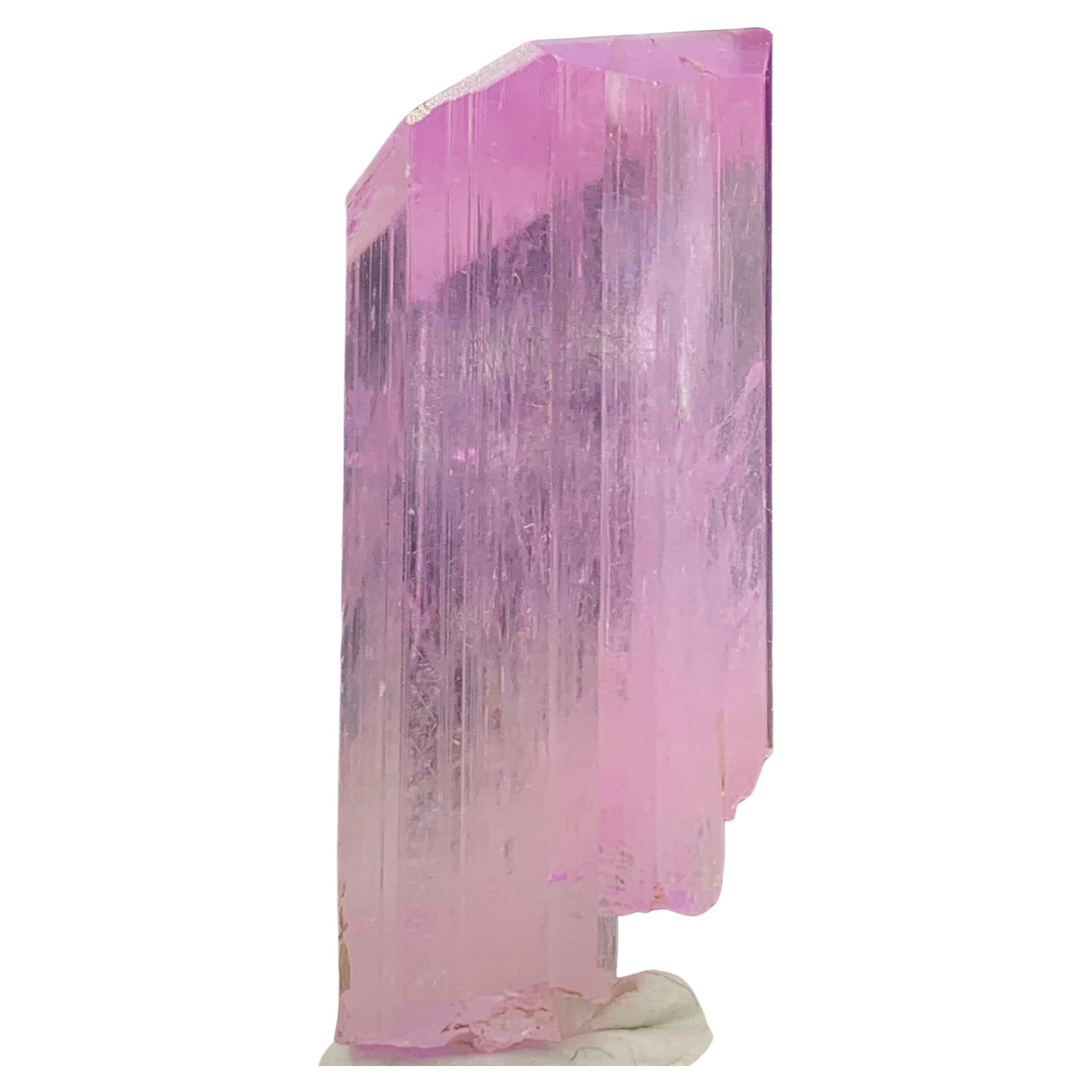 85 Carat Beautiful Kunzite Crystal From Kunar, Afghanistan For Sale