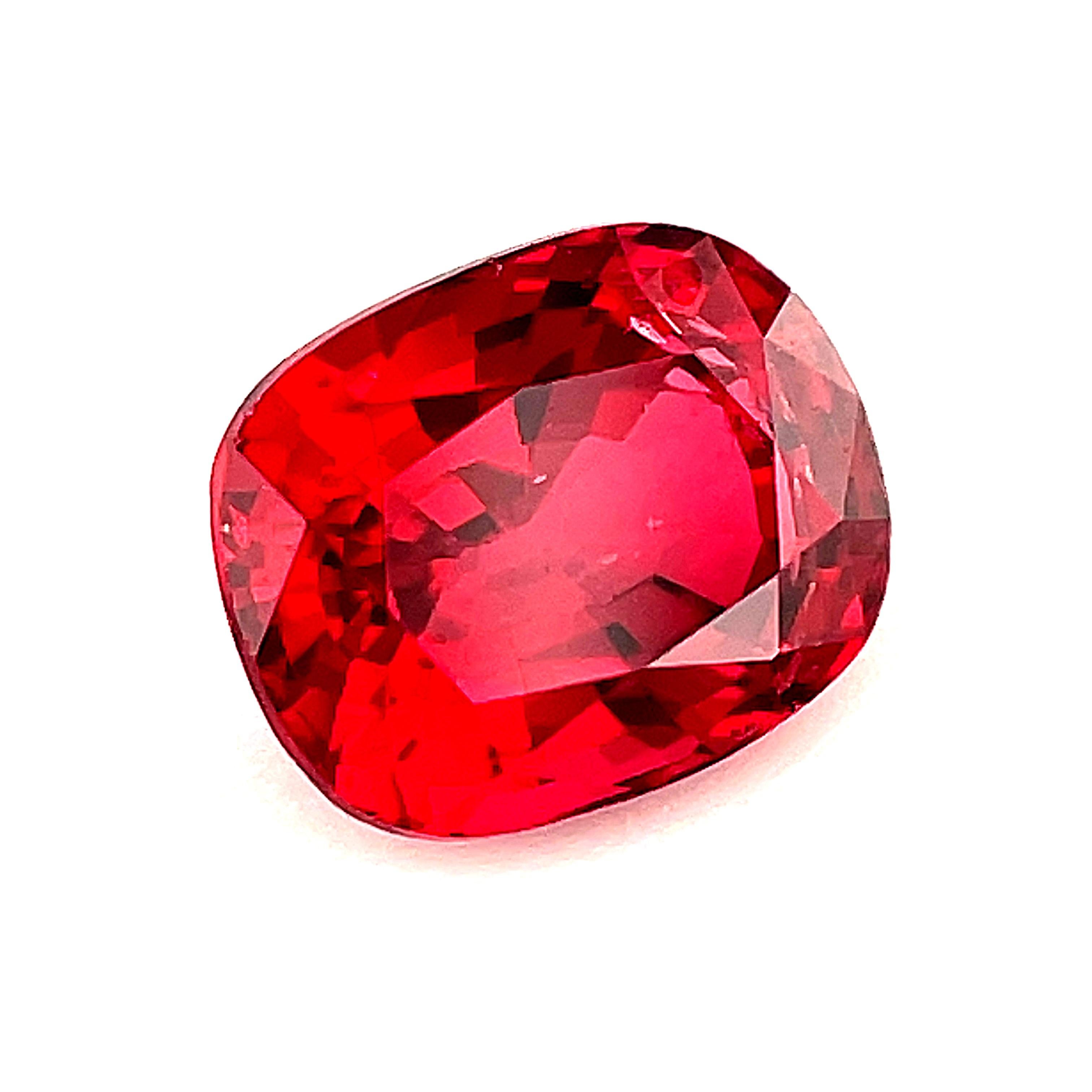 red spinel stone