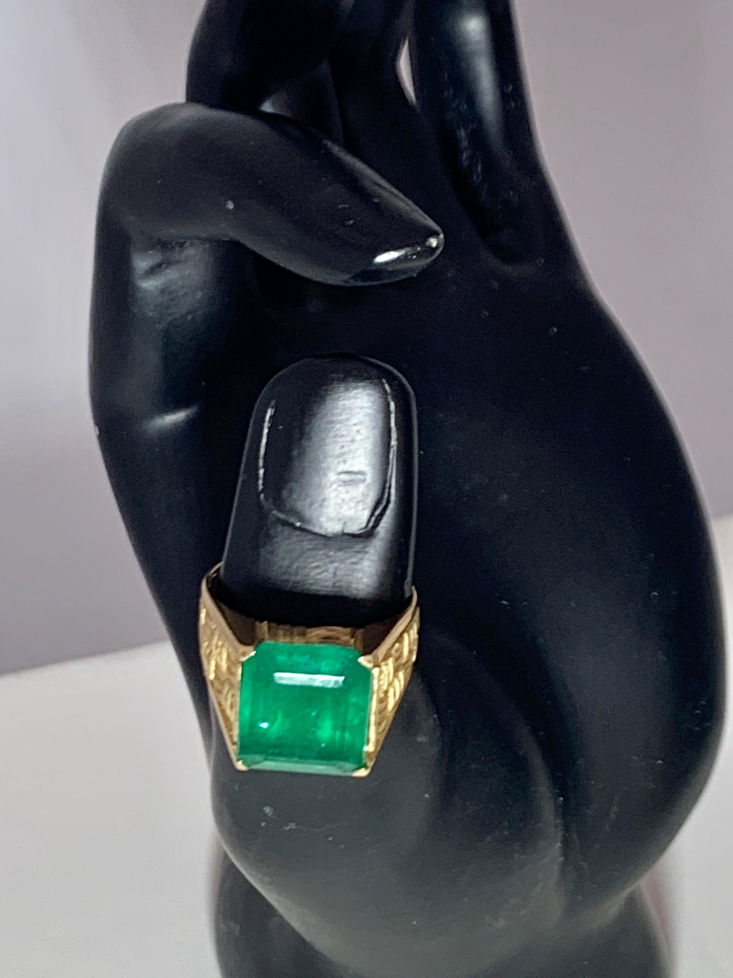 brazilian emerald ring