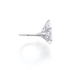 8.5 Carat Pear Statement Brilliant White / D color VS 14K  Diamond Ring