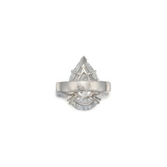 8.5 Carat Pear Statement Brilliant White SI 14K Timeless Brilliance Diamond Ring
