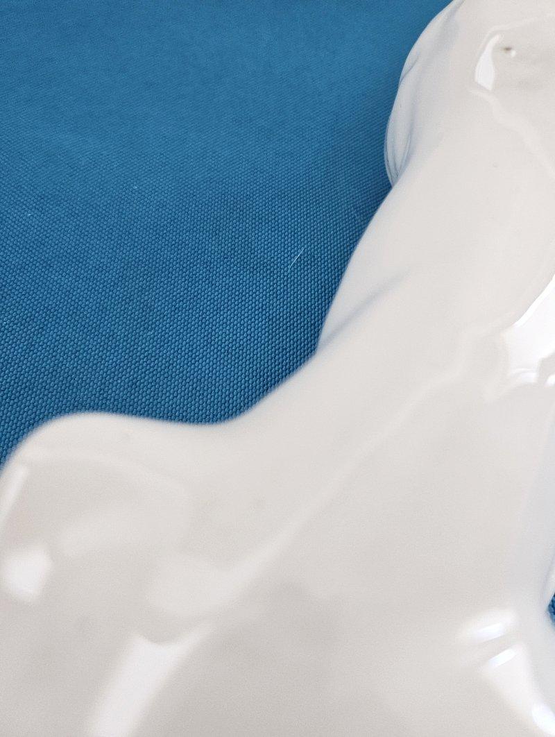 Levriero bianco in porcellana o ceramica da 8,5 pollici / Whiting in vendita in vendita 6