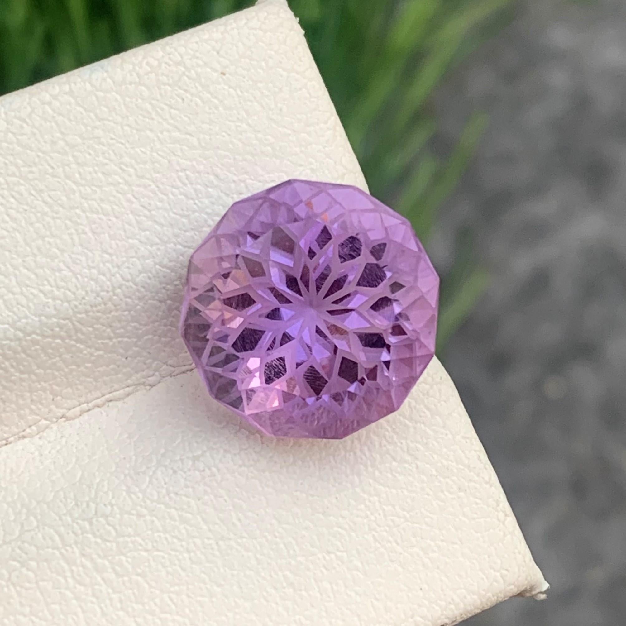 Gemstone Type : Amethyst
Weight : 8.50 Carats
Dimensions : 13.1x12.9x9.8 Mm
Clarity : Eye Clean(SI)
Origin : Brazil
Color: Purple
Shape: Round
Certificate: On Demand
Month: February
Purported amethyst powers for healing
enhancing the immune