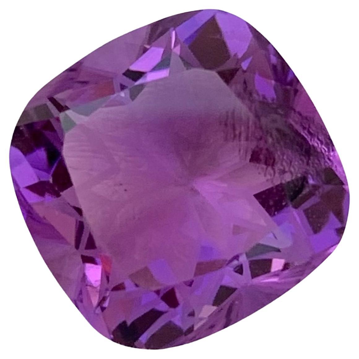 8.50 Carat Natural Loose Amethyst Square Shape Gem For Jewellery 