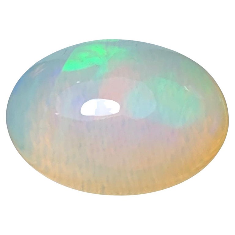 Opale Noire Naturelle D'Éthiopie – Cabochon Ovale 2,12 Carats – Couleur Noire