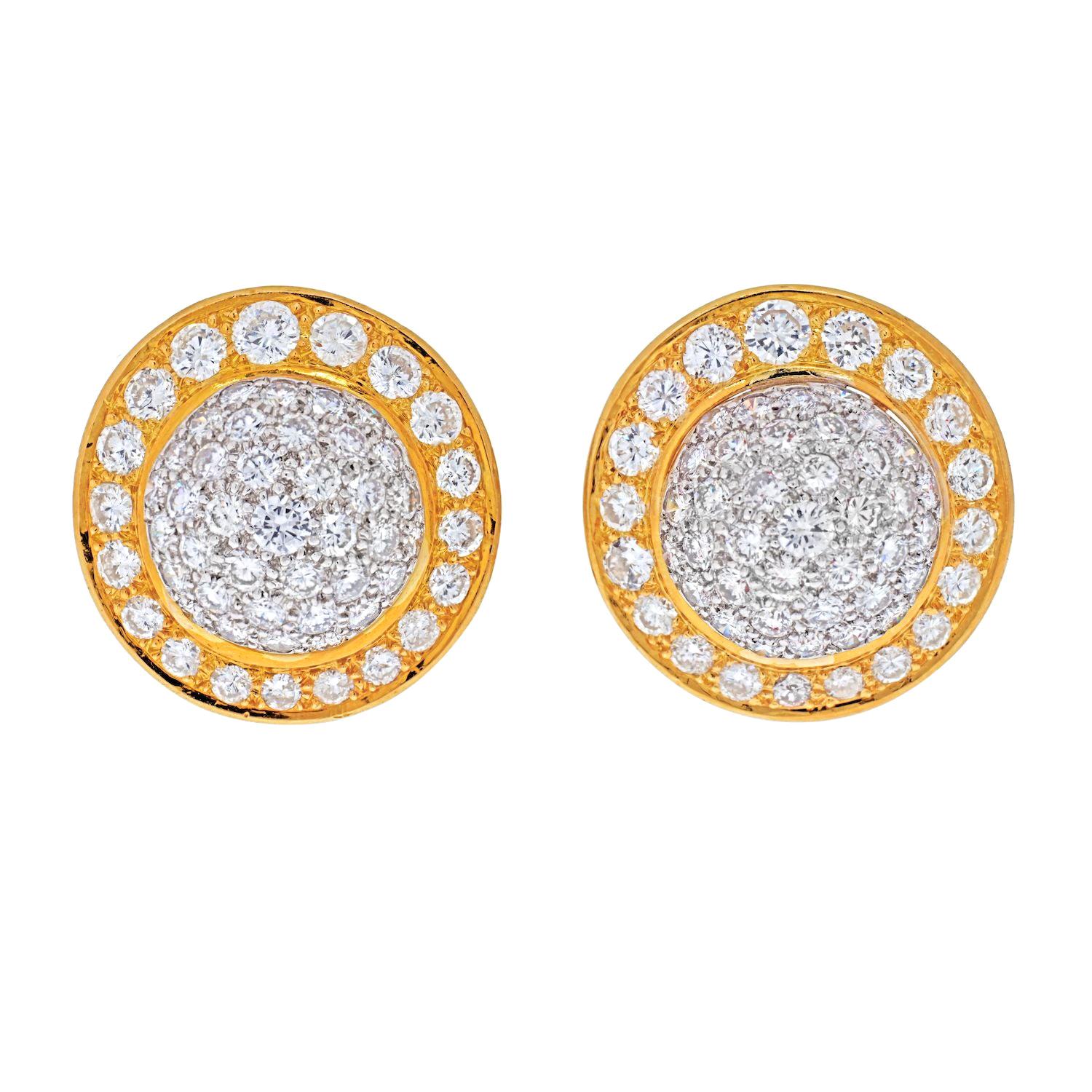 5 Carat Diamond Earrings at 1stDibs