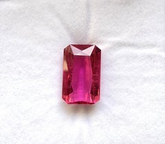 8.50 Carats Rubellite Tourmaline Octa Cut Stone For Fine Jewelry Natural Gem