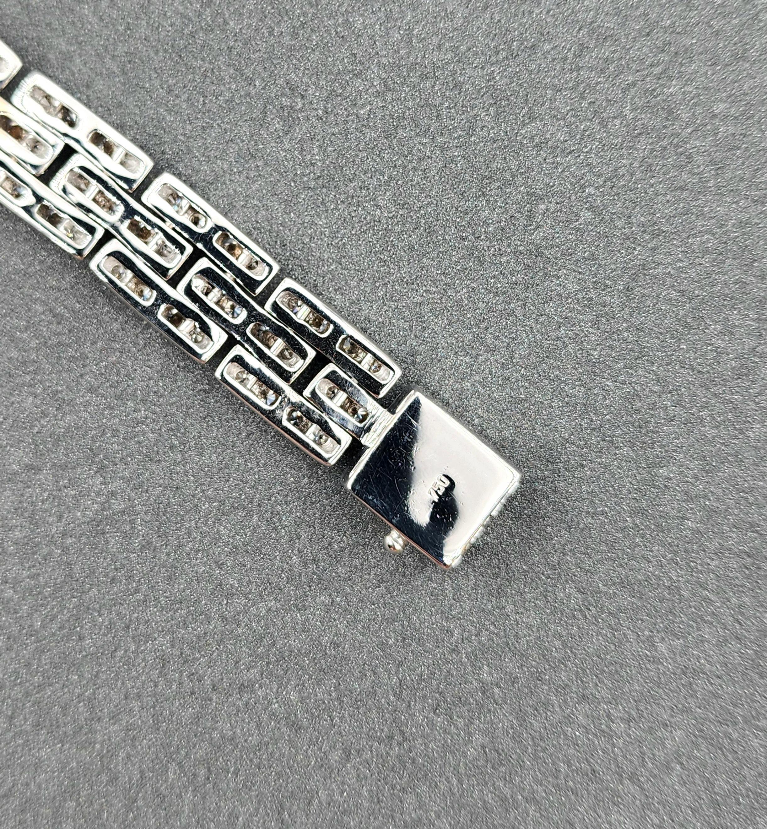 Women's or Men's 8.50 ct Diamond Bracelet