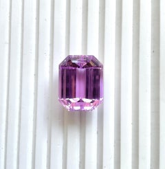 85.04 Carats Kunzite Natural Octagon Cut Stone Top Fine Color Quality Gemstone