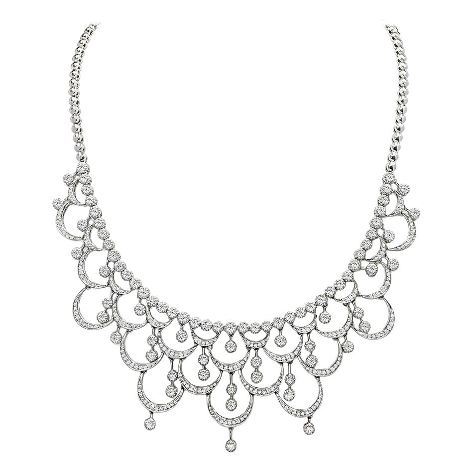 Collier en or à 8,50 ct de diamants