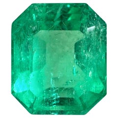 8.51 Carat Classic Emerald Cut Colombian Emerald Gem with Minor Oil - May