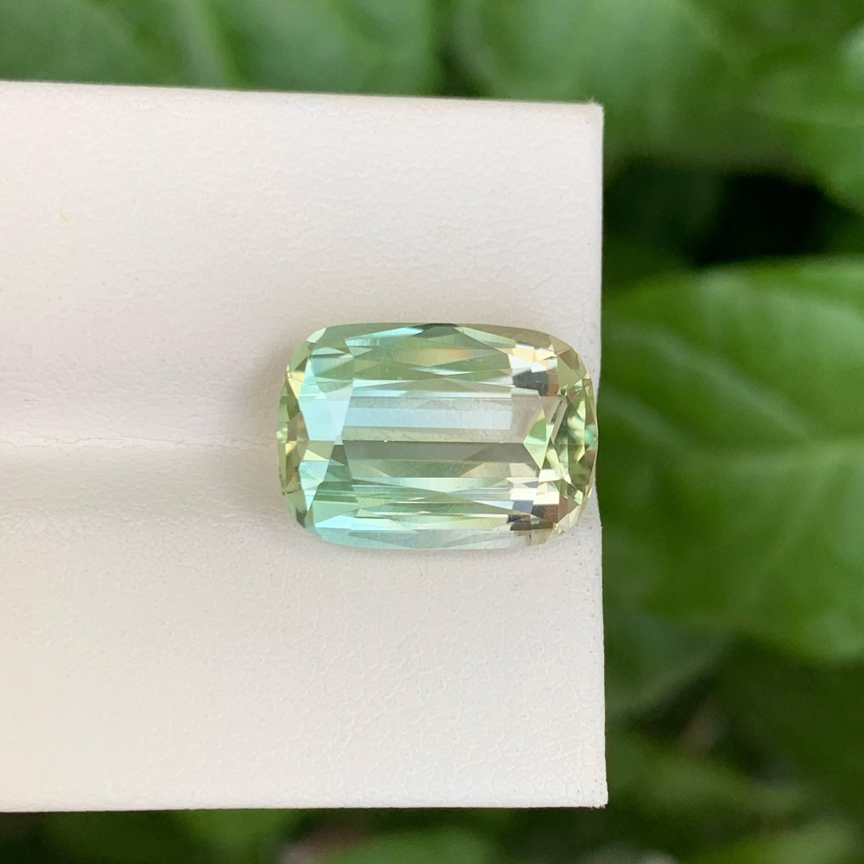 Gema afgana talla cojín de 8,55 quilates de turmalina bicolor natural suelta en venta 5