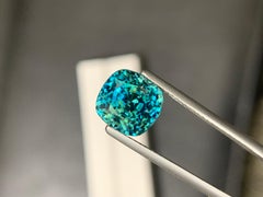 8.55 Carats Blue Zircon Natural Loose Zircon Gemstone