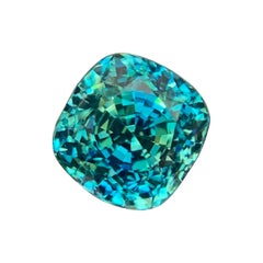 8.55 Carats Blue Zircon Natural Loose Zircon Gemstone