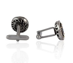 Boutons de manchette en diamants géométriques de 8,56 carats