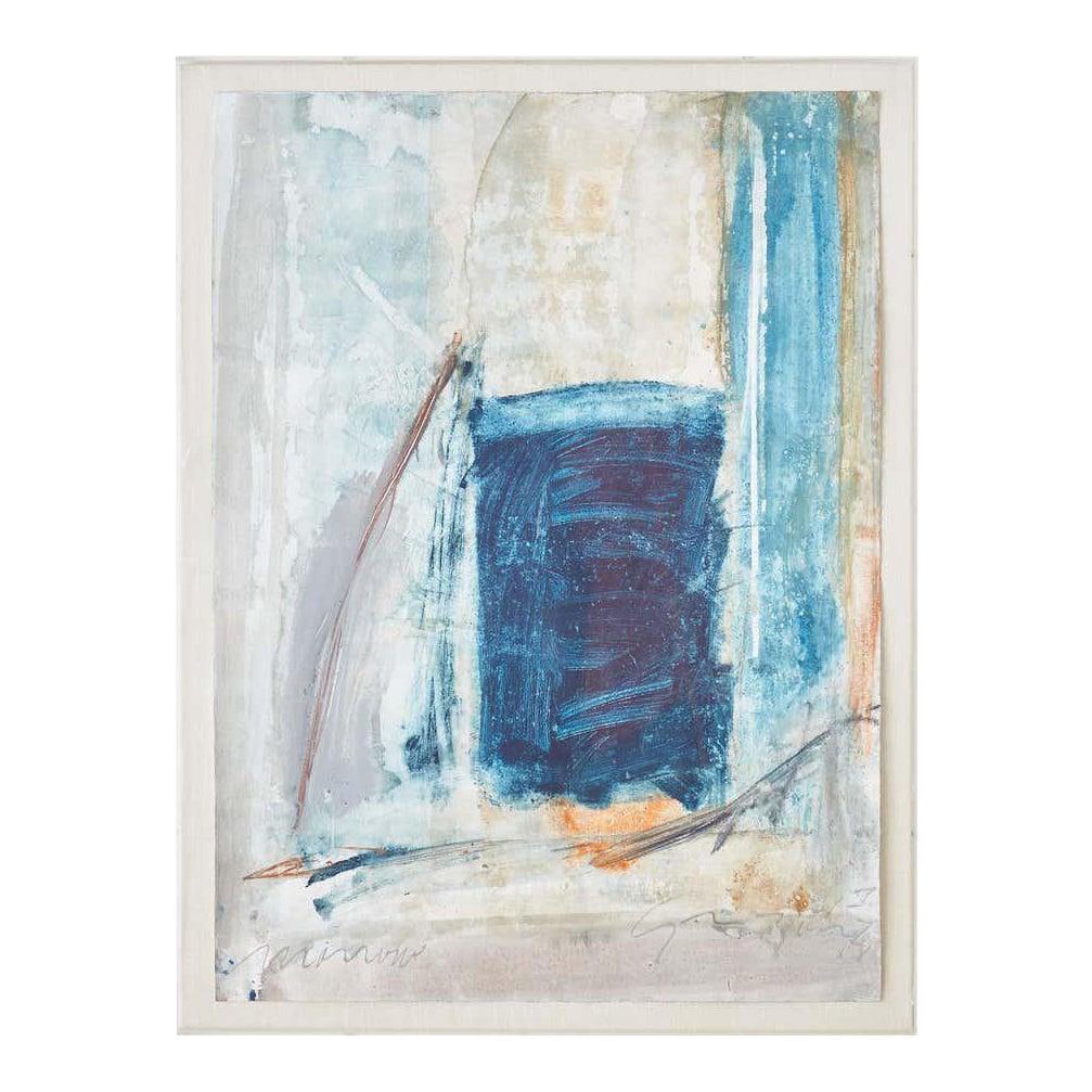 Abstrakt-expressionistisches Gemälde „Marrow“