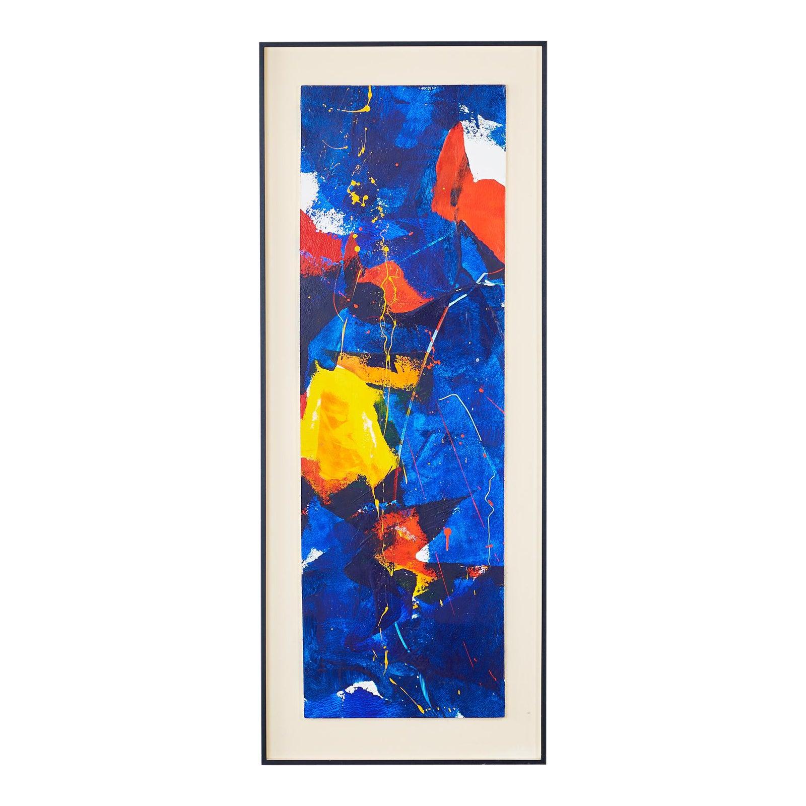Abstract Painting Marguerite Saegesser - Peinture abstraite sur panneau