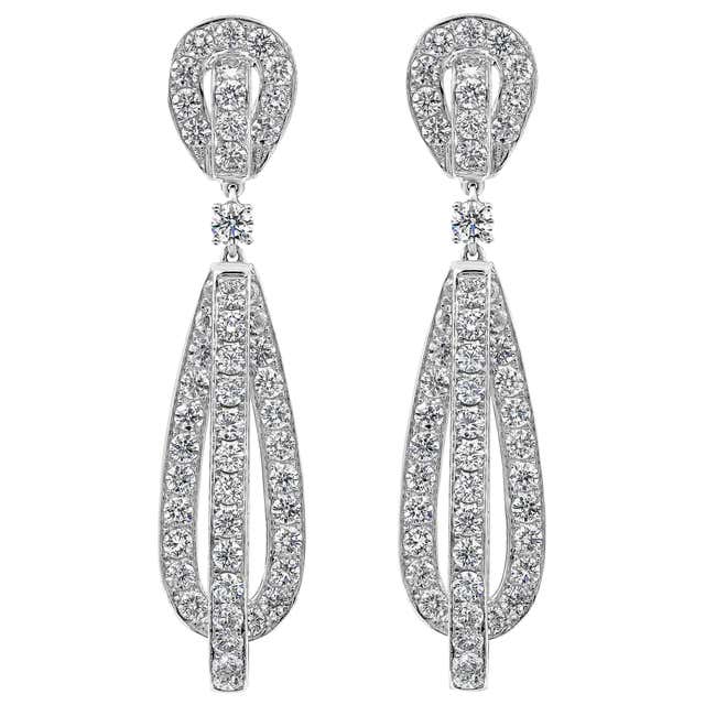 Diamond, Pearl and Antique Drop Earrings - 14,990 For Sale at 1stDibs ...